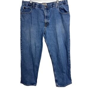 L.L. Bean Jeans Men 40x28 Tag 39x27 True Comfort Waist Relaxed Straight Denim A2